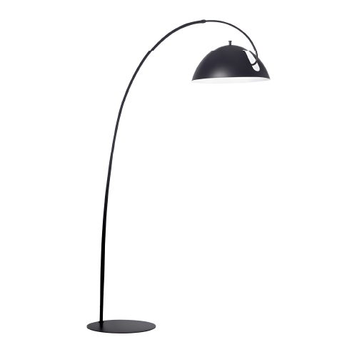 LAMPARA DE PIE MOSHYU  ALUMINIO ACRILICO E27 1,7MTS ALTURA NEGRO